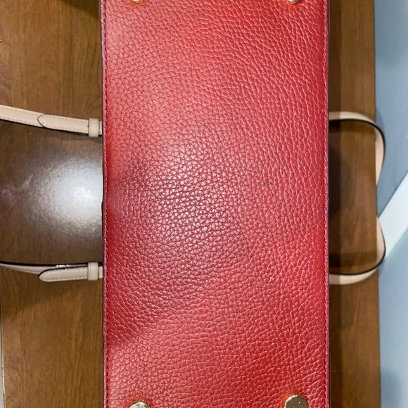 Michael Kors maroon tote bag. Barely used! GREAT CONDITION! - Picture 6 of 6